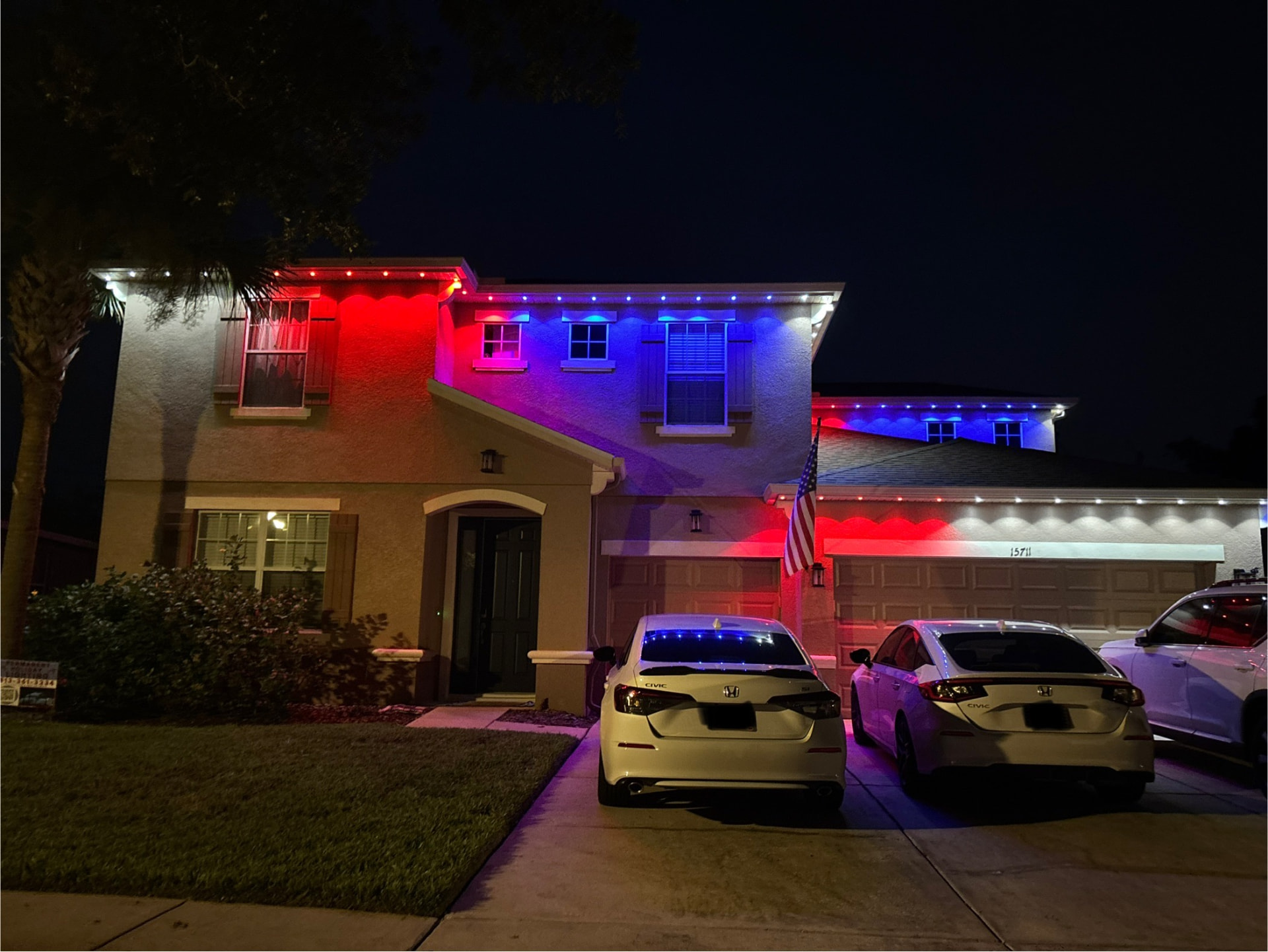 Permanent LED lighting installation in San Luis Obispo County, project 1